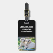 Kutest Baby Animals | Gele labrador Retrievers Bagagelabel (Voorkant verticaal)