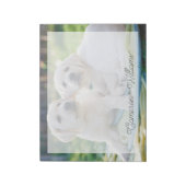 Kutest Baby Animals | Gele labrador Retrievers Notitieblok (Gedraaid)