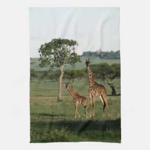 Kutest Baby Animals Giraffe Calf & Mama Theedoek