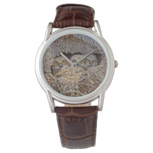 Kutest Baby Animals Grote kuikens van paarden Horloge