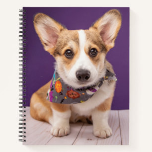 Kutest Baby Animals Halloween Corgi Notitieboek