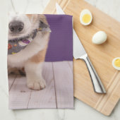 Kutest Baby Animals | Halloween Corgi Theedoek (Quarter Fold)