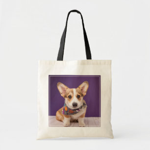 Kutest Baby Animals Halloween Corgi Tote Bag