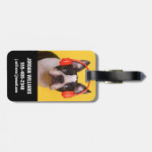 Kutest Baby Animals | Hoofdtelefoon van Boston Ter Bagagelabel (Achterkant horizontaal)