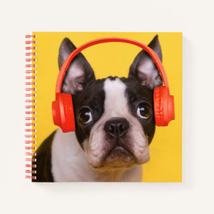 Kutest Baby Animals Hoofdtelefoon van Boston Ter Notitieboek