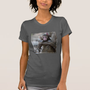 Kutest Baby Animals Japanse aap en Baby T-shirt