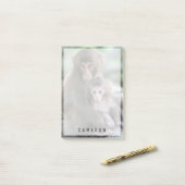 Kutest Baby Animals | Japanse apen Post-it® Notes (Op bureau)
