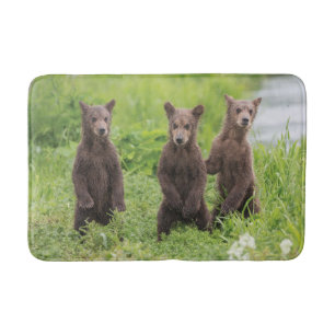 Kutest Baby Animals   Kamchatka Brown Beer Cubs Badmat