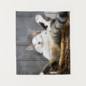 Kutest Baby Animals | Kat in bed Wandkleed (Voorkant)