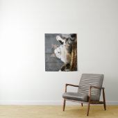 Kutest Baby Animals | Kat in bed Wandkleed (In situ)