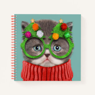 Kutest Baby Animals   Kat-kerstkeuken Notitieboek