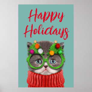 Kutest Baby Animals   Kat-kerstkeuken Poster