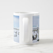 Kutest Baby Animals | keizer Penguin Colony Extra Grote Beker (Achterkant)