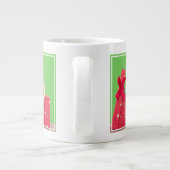 Kutest Baby Animals | Kerstfeestdag Bunny Extra Grote Beker (Achterkant)