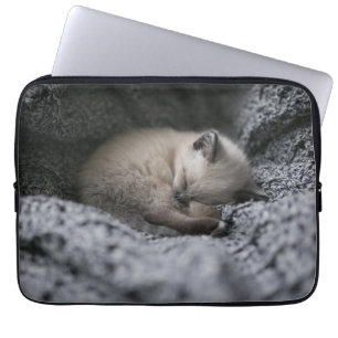 Kutest Baby Animals Kleine glazen slaapstand Laptop Sleeve