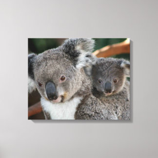 Kutest Baby Animals | Koala en Joey Canvas Afdruk