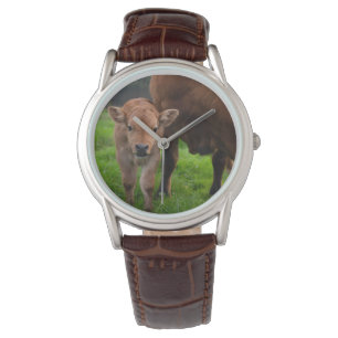 Kutest Baby Animals   Koe en kalf Horloge