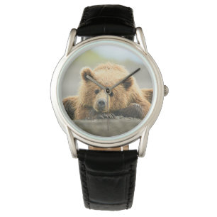 Kutest Baby Animals   Kustbruine Beer Cub Horloge