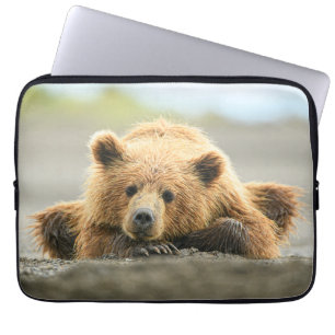 Kutest Baby Animals Kustbruine Beer Cub Laptop Sleeve