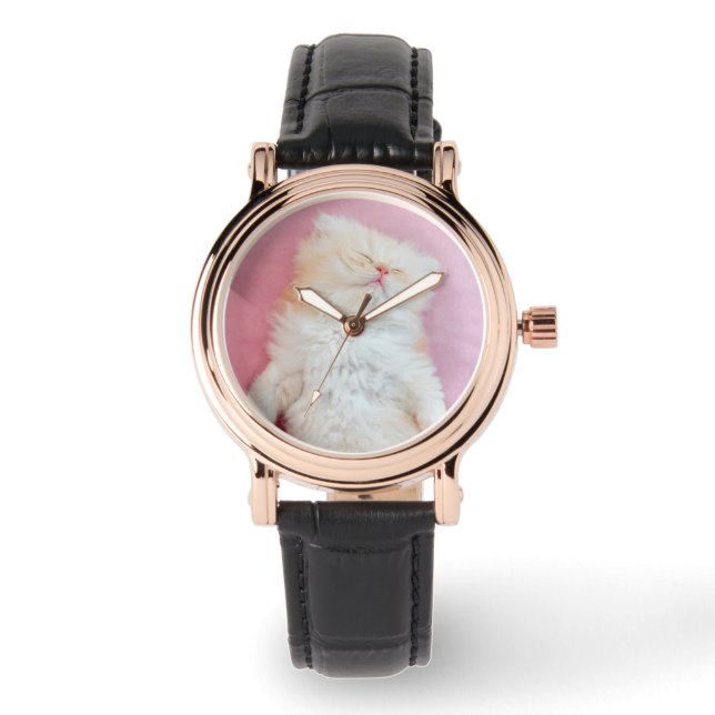 Kutest Baby Animals | Lieve Kitten Slaap Horloge (Voorkant)