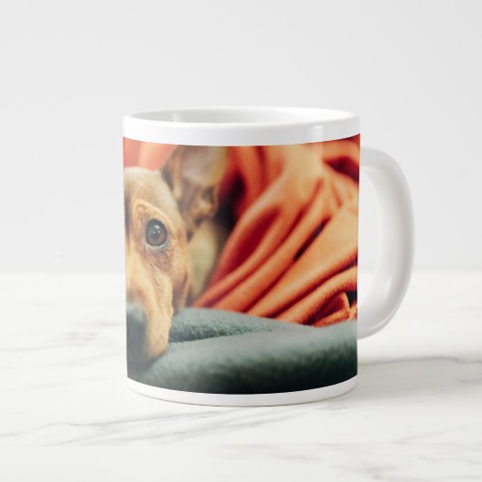 Kutest Baby Animals | Miniatuur Pinscher Extra Grote Beker (Voorkant rechts)