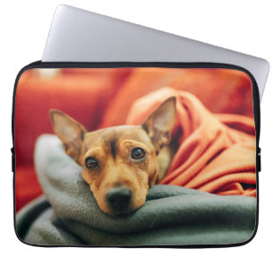 Kutest Baby Animals   Miniatuur Pinscher Laptop Sleeve