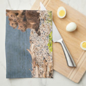 Kutest Baby Animals | Moeder Beer en kubussen Theedoek (Quarter Fold)