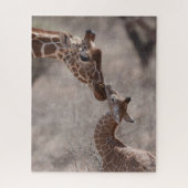 Kutest Baby Animals | Moeder en Baby Giraffe Legpuzzel (Verticaal)