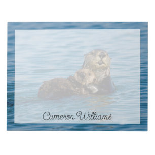Kutest Baby Animals   Moeder en Baby Otter Notitieblok