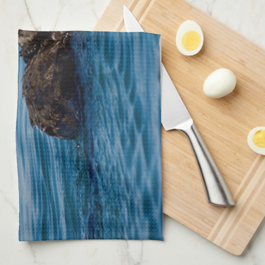 Kutest Baby Animals | Moeder en Baby Otter Theedoek (Quarter Fold)