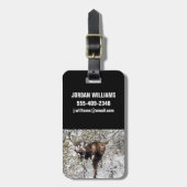 Kutest Baby Animals | Moose Calf Bagagelabel (Voorkant verticaal)