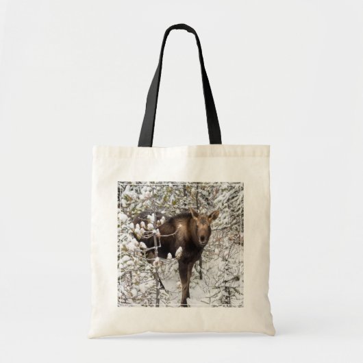 Kutest Baby Animals | Moose Calf Tote Bag (Voorkant)