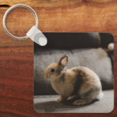 Kutest Baby Animals | Nederland Dwarf Rabbit Sleutelhanger (Voorkant)
