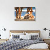 Kutest Baby Animals | Newborn Corolla Wild Horse Canvas Afdruk (Insitu (Slaapkamer))