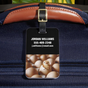 Kutest Baby Animals   Nieuwe Baby Chick Bagagelabel