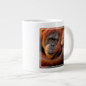 Kutest Baby Animals | Orangutan Mam & Baby Extra Grote Beker (Voorkant rechts)