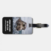 Kutest Baby Animals | Otter Baby en moeder Bagagelabel (Achterkant horizontaal)