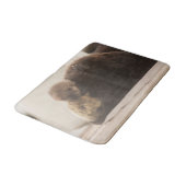 Kutest Baby Animals | Pasgeboren otterpop Badmat (Gekanteld)