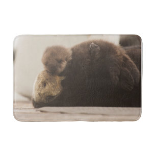 Kutest Baby Animals   Pasgeboren otterpop Badmat