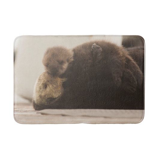 Kutest Baby Animals | Pasgeboren otterpop Badmat (Voorkant)