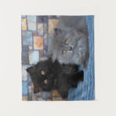 Kutest Baby Animals | Perzische Kittens in Blanket Wandkleed (Voorkant)