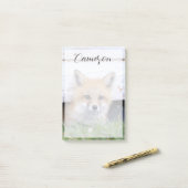 Kutest Baby Animals | Red Fox Kit Peking Post-it® Notes (Op bureau)