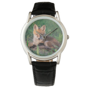 Kutest Baby Animals Red Fox Kit Relaxing Horloge