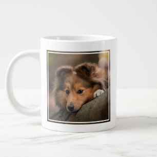 Kutest Baby Animals   Shetland Sheepdog Puppy Extra Grote Beker