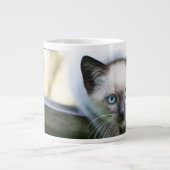 Kutest Baby Animals | Siamese Kitten 2 Extra Grote Beker (Voorkant)