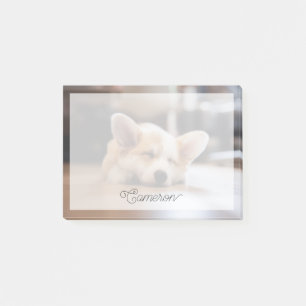 Kutest Baby Animals   Sleepy Corgi Post-it® Notes