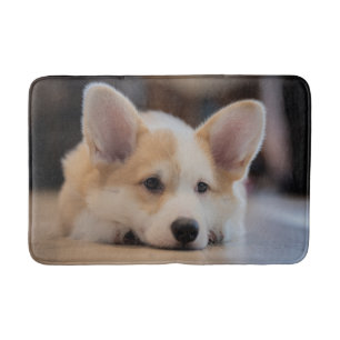 Kutest Baby Animals Sleepy Corgi Puppy Badmat