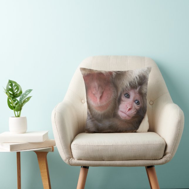 Kutest Baby Animals | Sneeuwaap Kussen (Stoel)