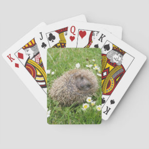 Kutest Baby Animals Spaanse egel Pokerkaarten