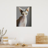 Kutest Baby Animals | Sphinx Cat Poster (Keuken)